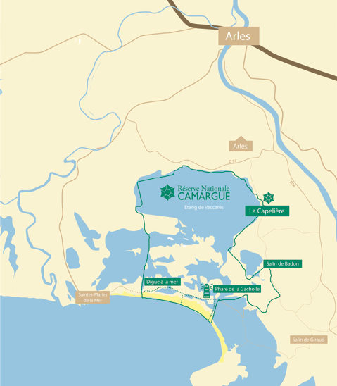 RNN Camargue located on map